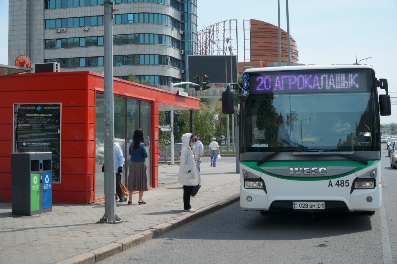 Елордада автобус барлық бағдарға жүріп жатыр