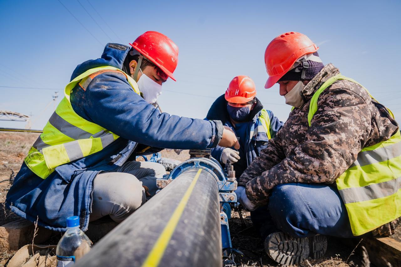 Елордаға 300 шақырым ішкі газ тарату желісі төселді