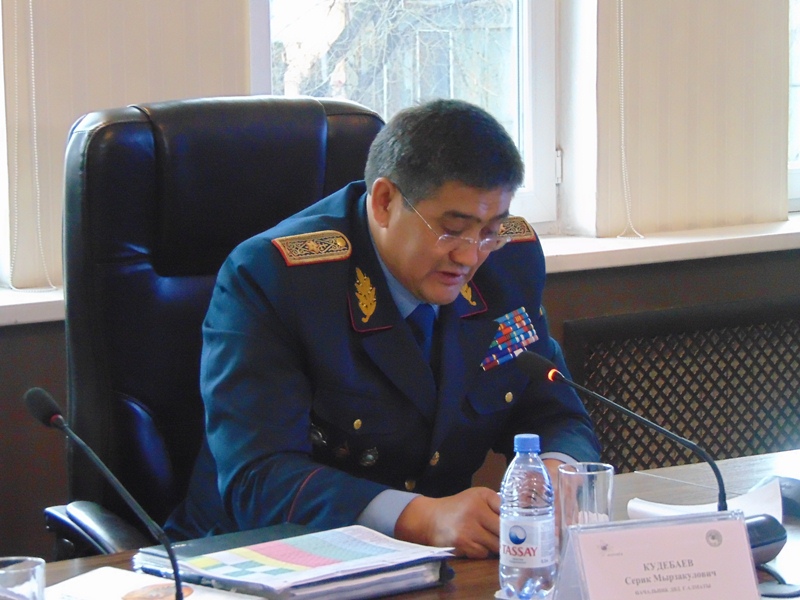 О чистке рядов в полиции Алматы рассказал Серик Кудебаев 