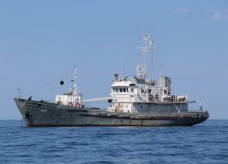 Әскери теңізшілер Каспий теңізінің кеме жүретін бөлігіне тереңдетілген зерделеу жүргізуде 