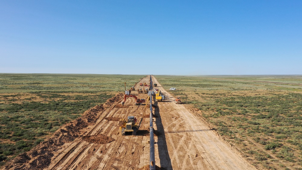 «Сарыарқа» газ құбырының 75 пайызы тартылды
