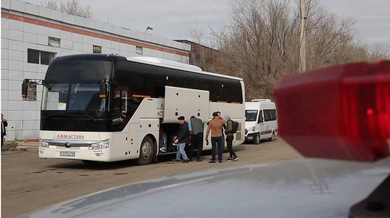 Шетелден келіп, карантинге алынған аймақтағылар үшін автобус бөлінді