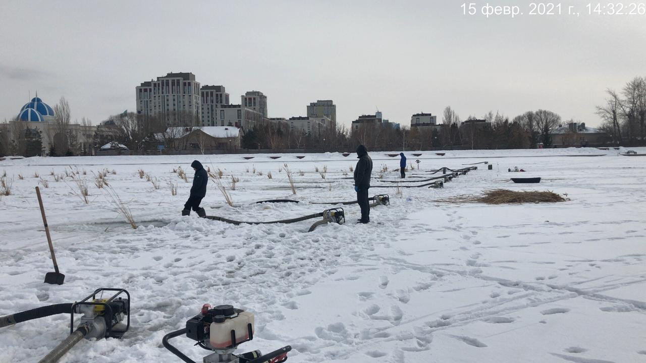 Елорданың су айдындарында балықтың қырылуына қарсы іс-шаралар жүргізіліп жатыр