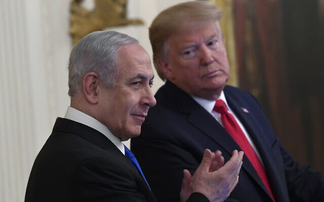 Трамп Израиль мен Палестина шекарасының картасын жариялады