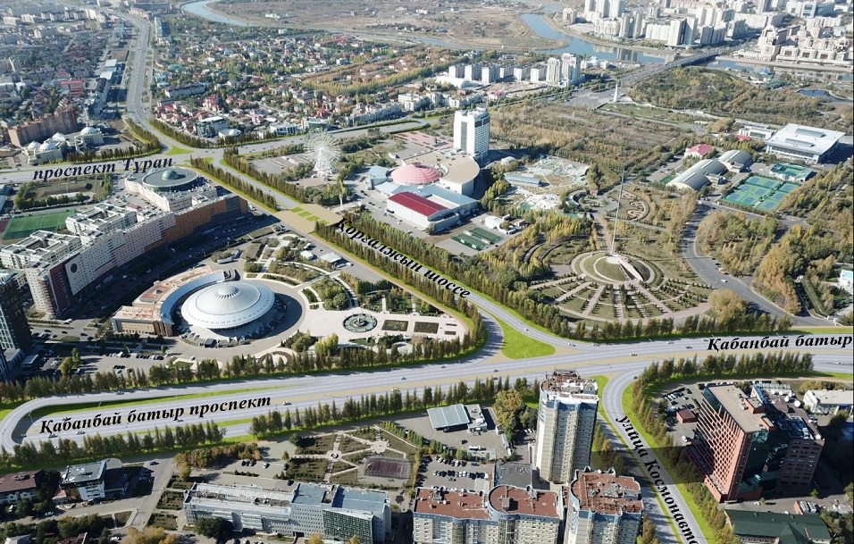 Қабанбай батыр даңғылының Есіл өзені көпірінен әуежайға дейінгі бөлігі жөнделеді
