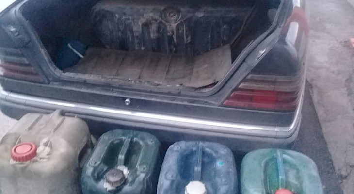 Граждане Кыргызстана пытались вывезти из Казахстана в автомобилях 1,5 тонны ГСМ