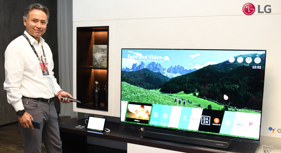 Первый в мире 8K OLED-телевизор представила LG Electronics на выставке IFA 2018
