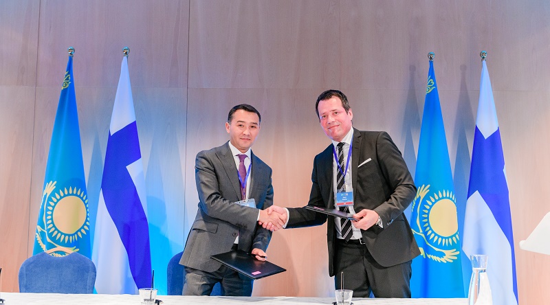 23 соглашения на $545 млн подписаны по итогам визита Нурсултана Назарбаева в Финляндию