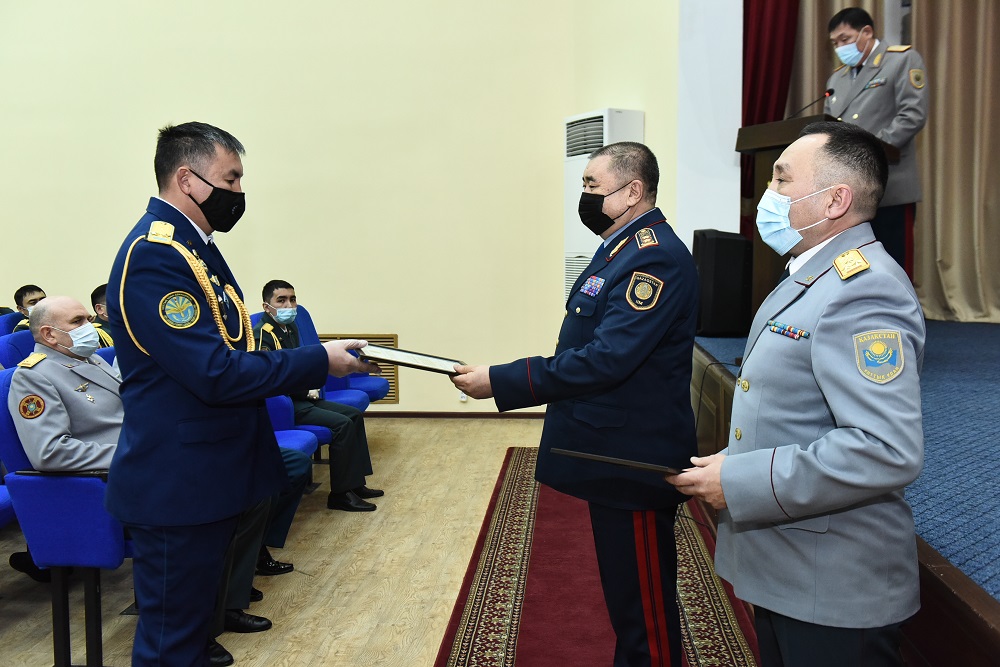 Ерлан Тұрғымбаев Ұлттық ұланның әскери қызметшілерін марапаттады