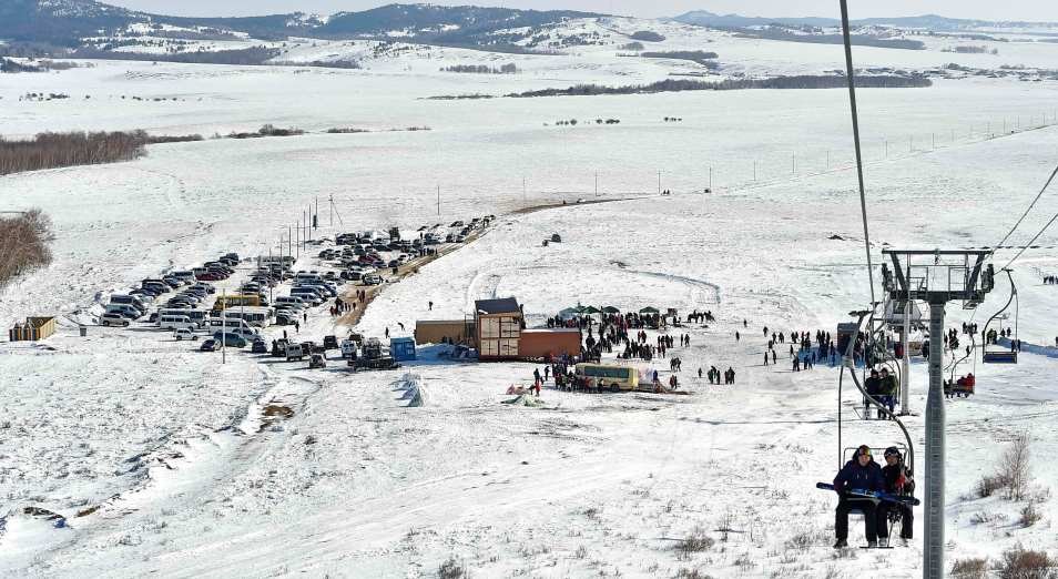 Казахстанская глубинка зарабатывает на новогодних праздниках