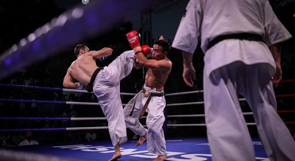 Казахстанские каратисты попробовали себя в профессиональных боях Кубка Senshi в Болгарии
