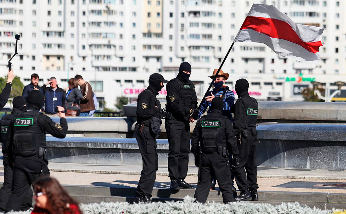 В Белоруссии начались задержания участников протестных акций