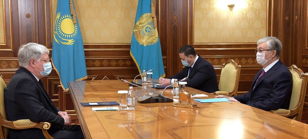 Касым-Жомарт Токаев принял посла Российской Федерации в Казахстане Алексея Бородавкина