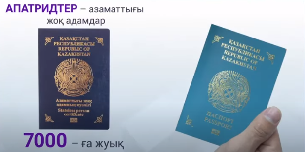 Елімізде азаматтығы жоқ 7 мыңға жуық адам бар