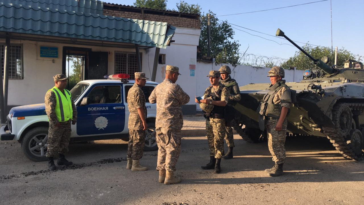 Из Арыси начался вывод воинской части