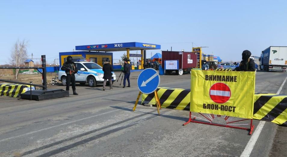 В Туркестанской области создали шесть блокпостов для охраны имущества населения