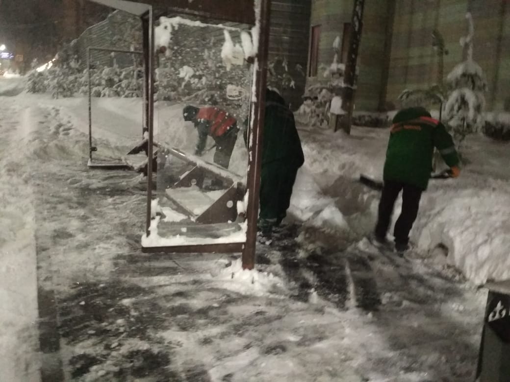 В Алматы за ночь выпало 15 см снега