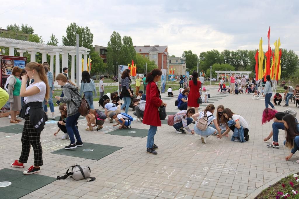 В Нур-Султане открыли новый сквер