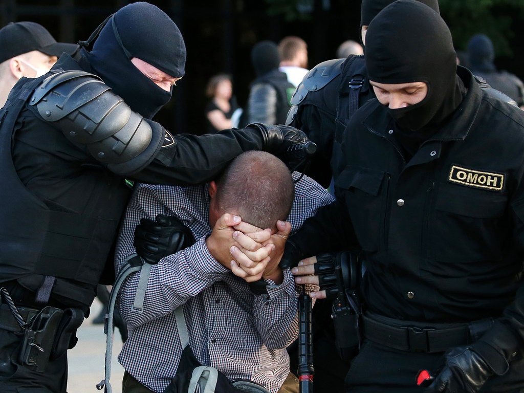 Во время акции в Минске задержали 134 человека