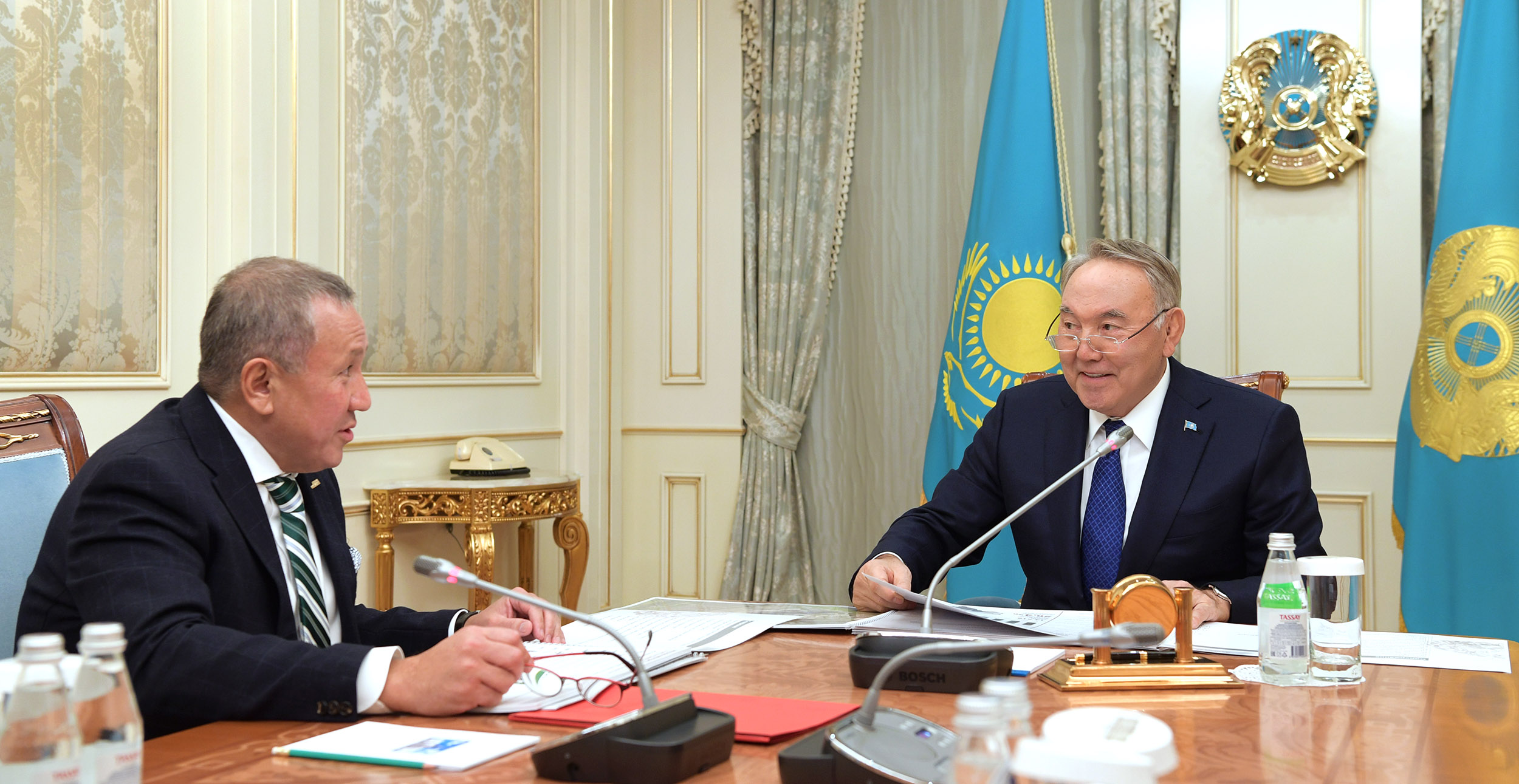 Нұрсұлтан Назарбаев Astana Group компаниялар тобының президентін қабылдады 