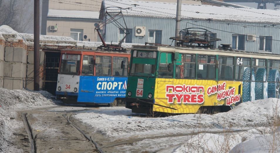 Трамваям Усть-Каменогорска «отключили» зеленый свет