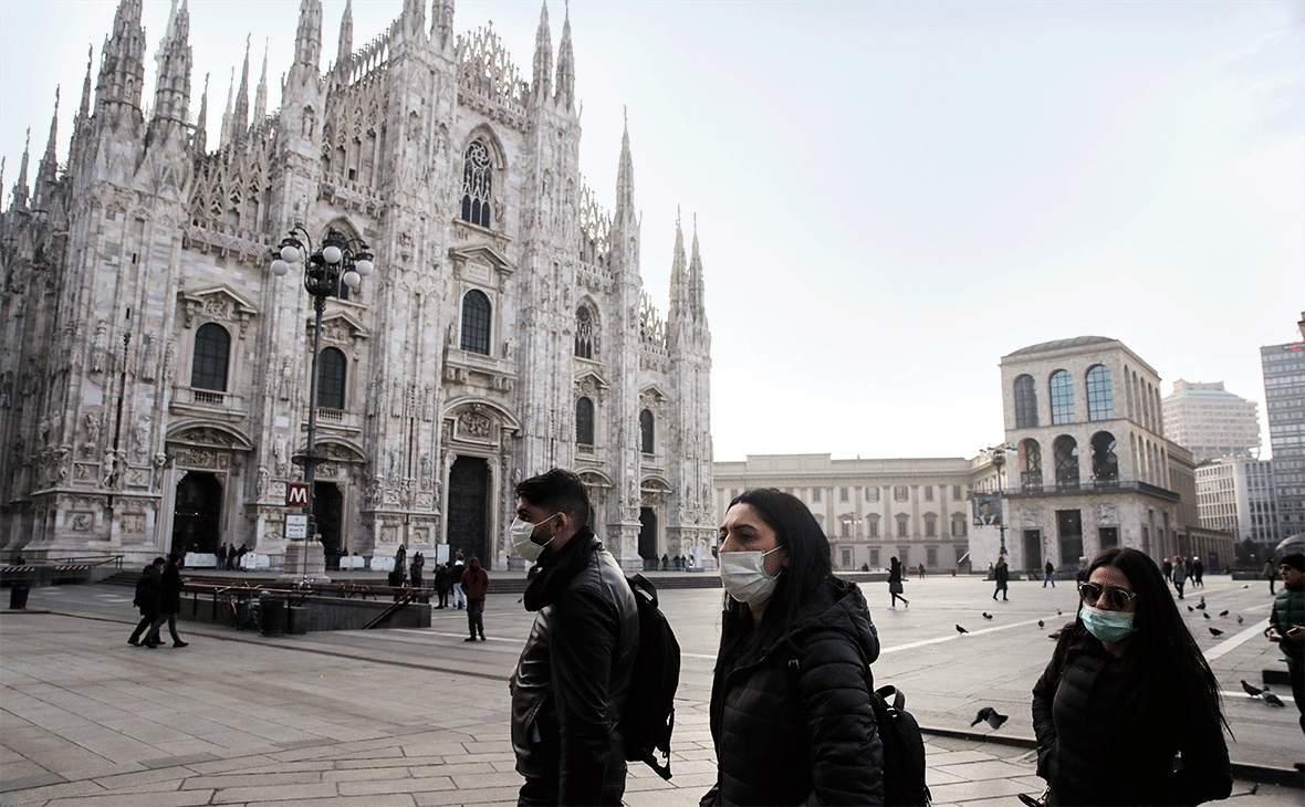 В Италии число случаев заражения коронавирусом превысило 1,5 тысячи