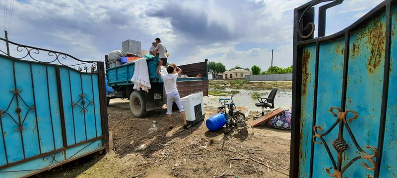 В Мактаарале продолжается ликвидация последствий ЧС