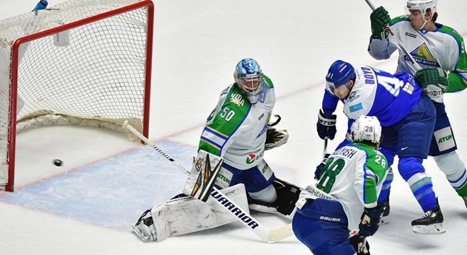 «Барыс» победил «Салават Юлаев», обеспечив себе выход в плей-офф КХЛ