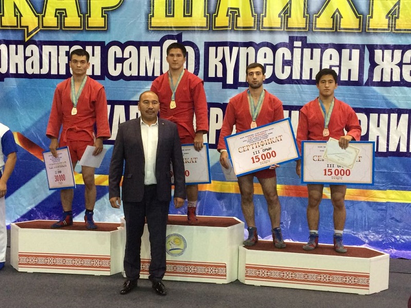 Акмолинский самбист завоевал бронзу Международного турнира