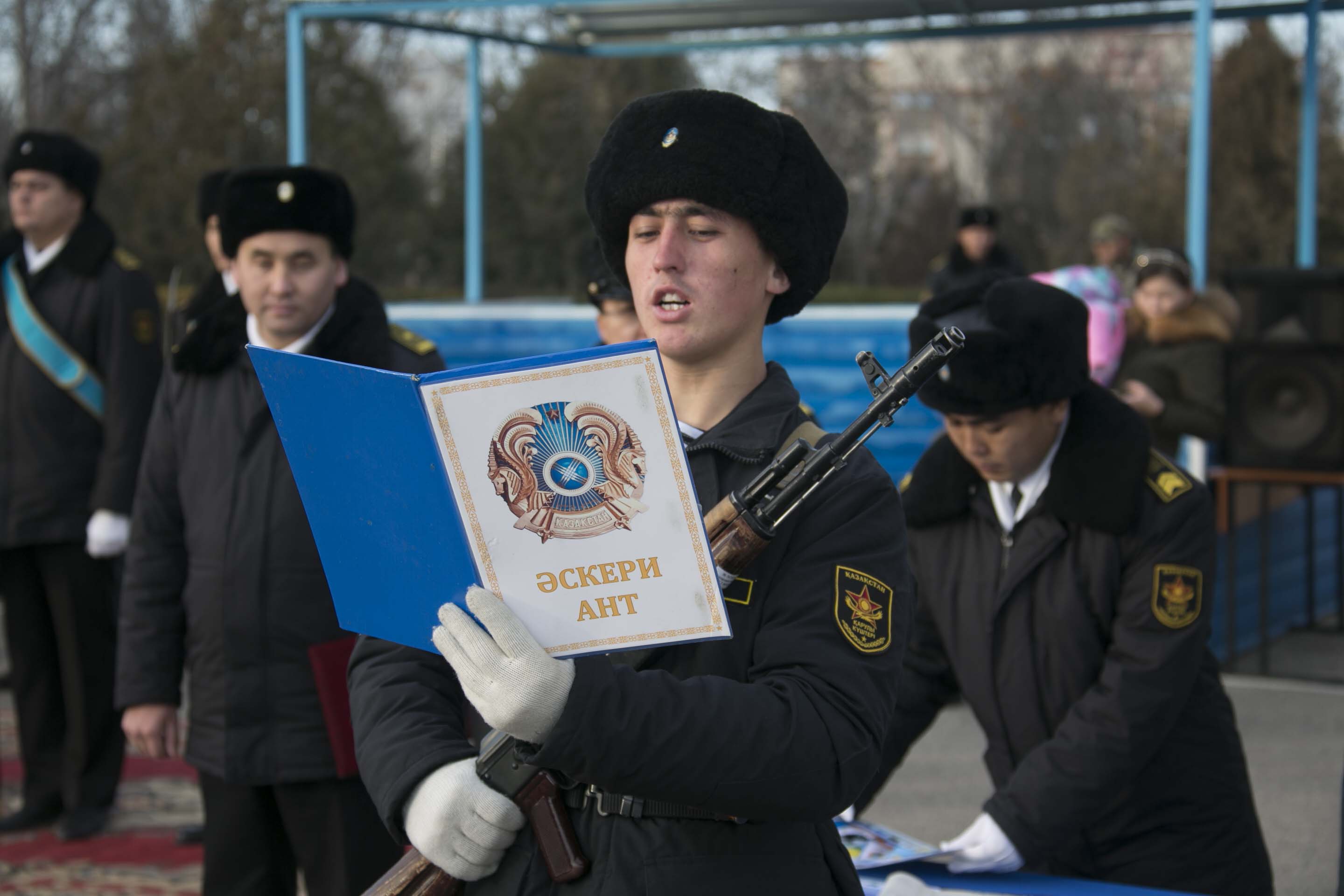 Военно-морская база в Актау пополнилась новобранцами