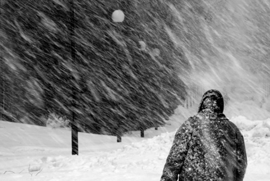 Снежные осадки с ветром ожидают казахстанцев в понедельник
