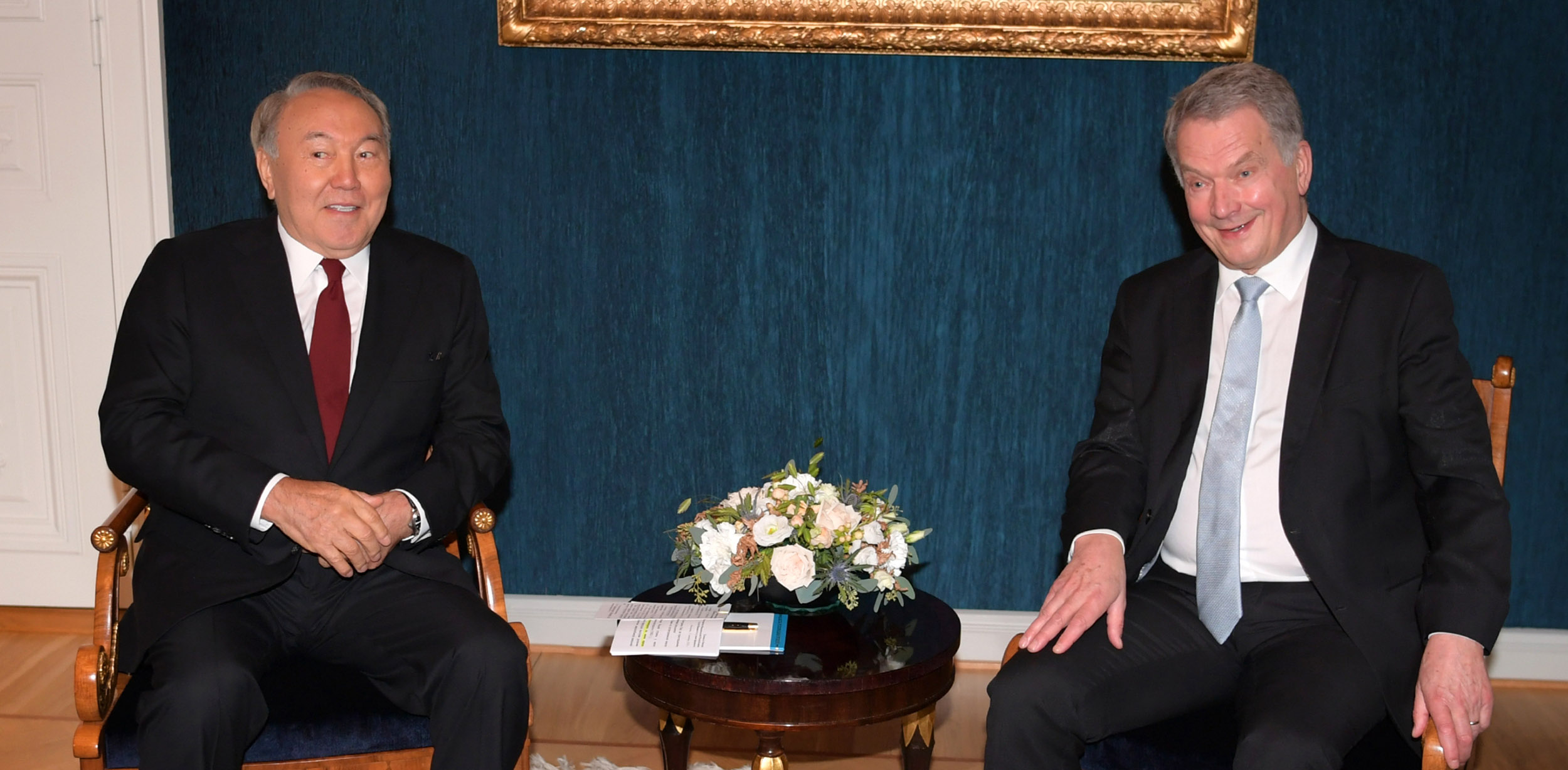 Нурсултан Назарбаев встретился с президентом Финляндии 