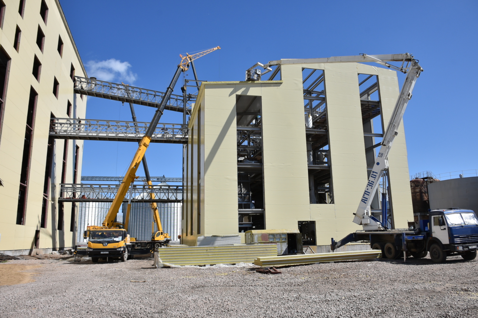 В Акмолинской области строится завод по производству растительного масла