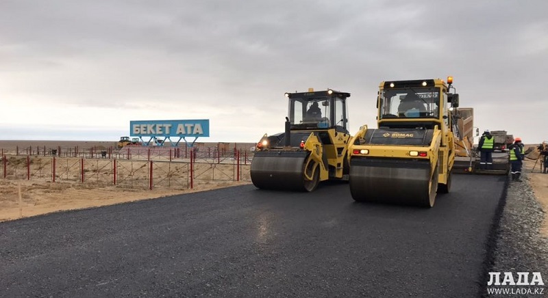 В Мангистауской области завершено строительство дороги "Ата жолы"  