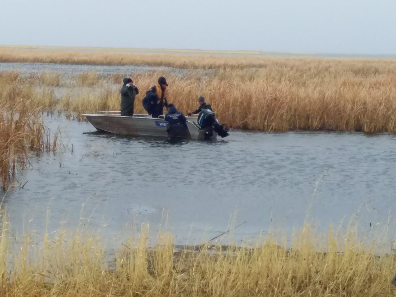 Ақмолалық құтқарушылар жоғалған балықшыларды іздестіруде 