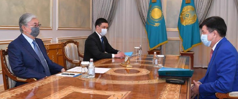 Президент РК принял председателя Верховного суда  
