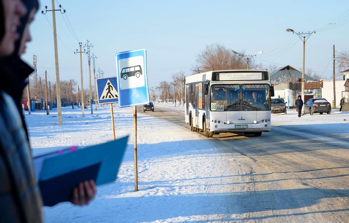 Табысын азырқанған автобус жүргізушілері жұмысқа шығудан бас тартып жатыр