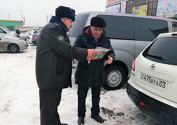 В Астане, в районе Байконур, провели противопожарное мероприятие 