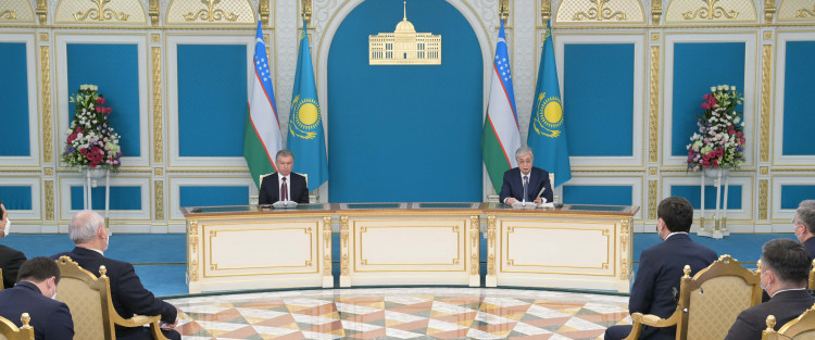 Президенты Казахстана и Узбекистана обсудили перспективы создания мощной инфраструктурной базы