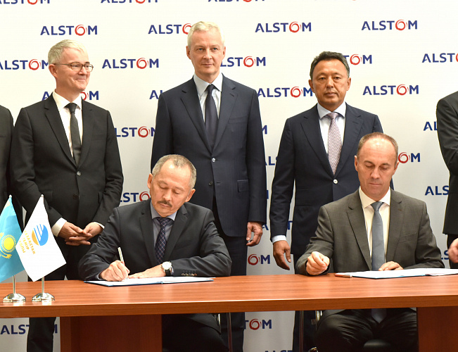 "ҚТЖ" мен Alstom арасында меморандумға қол қойылды