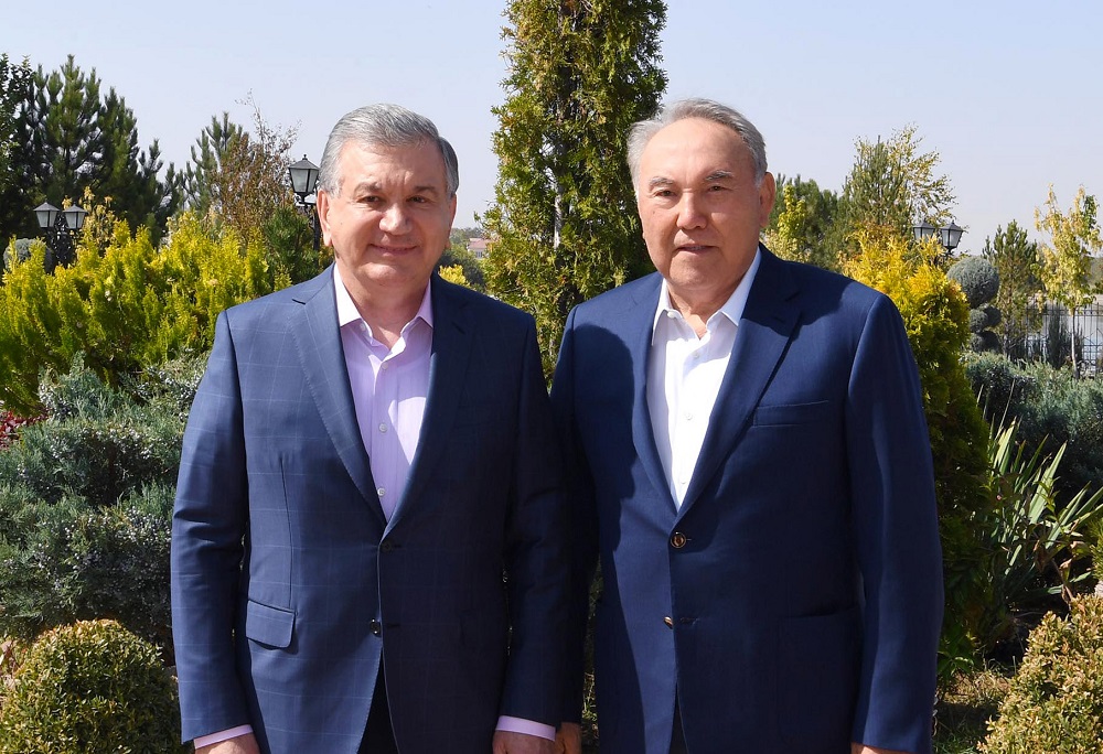 Нурсултан Назарбаев встретился с Шавкатом Мирзиёевым