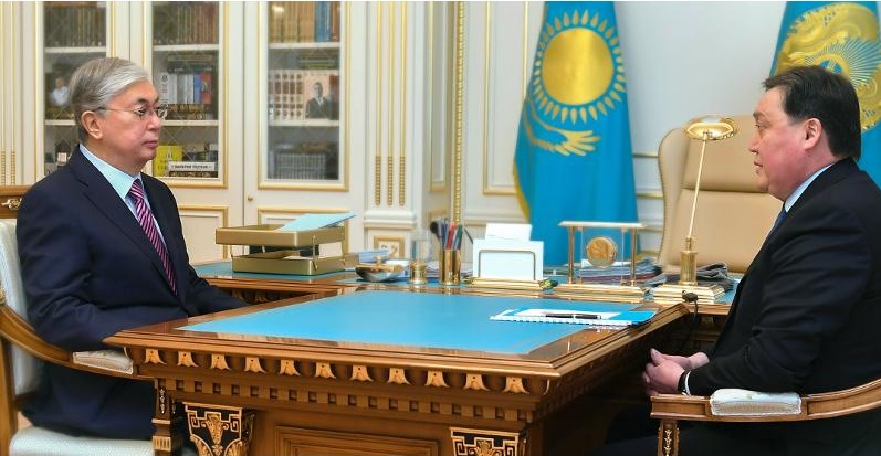 Касым-Жомарт Токаев принял Аскара Мамина  