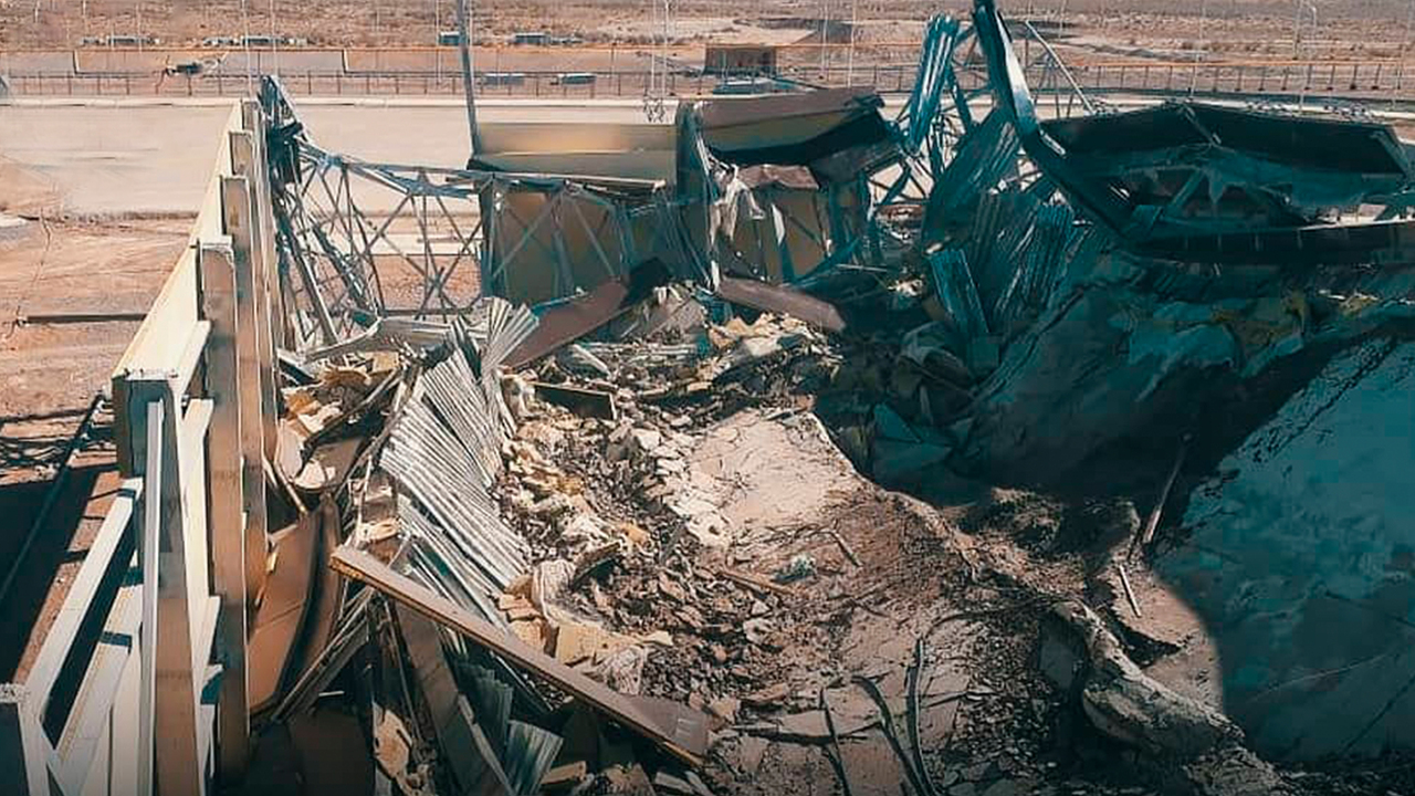 Акимат области: Частичное обрушение спорткомплекса не повлияет на ход строительства