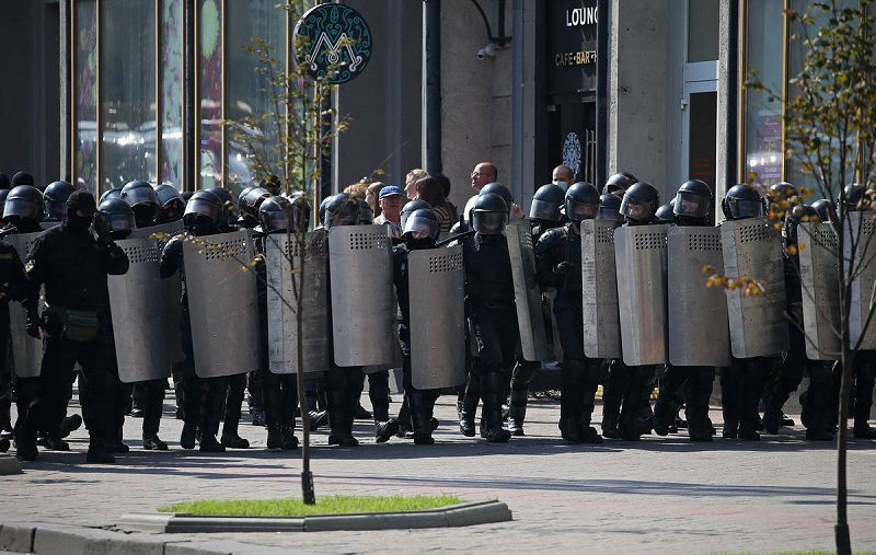 МВД Белоруссии: 173 человека задержаны на несанкционированных акциях в воскресенье  