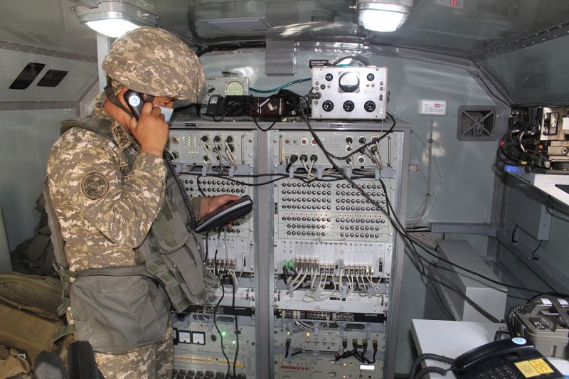 Проверена боевая готовность военных связистов РК  