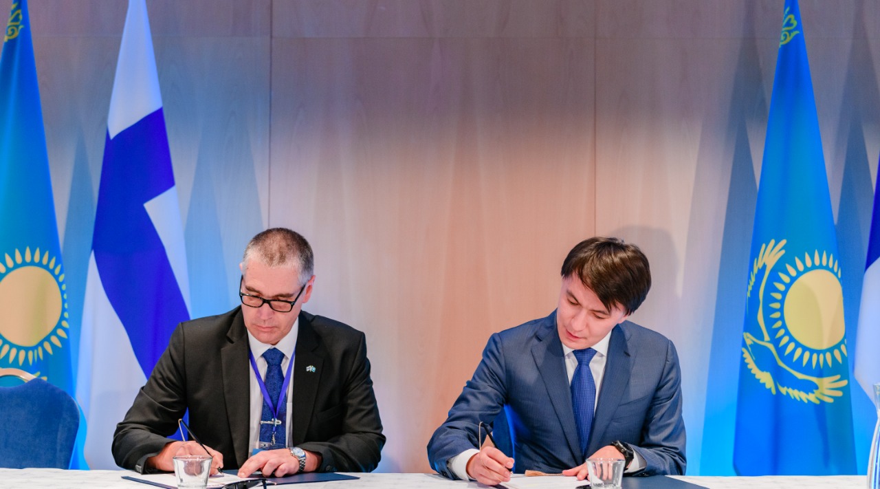 Подписали меморандумы в сфере инновационной деятельности Казахстан и Финляндия 