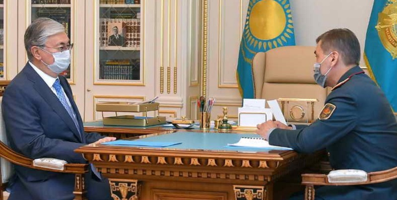 Мемлекет басшысы Қорғаныс министрі Нұрлан Ермекбаевты қабылдады