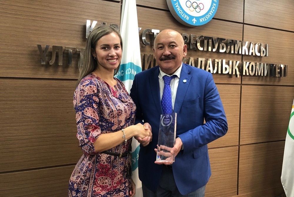 Кто получил награду "Лучший спортсмен мая" в Казахстане   