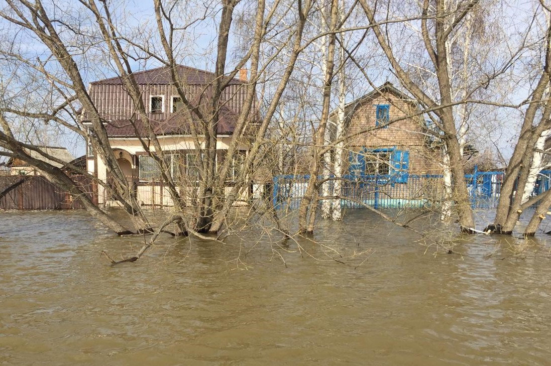 В Туркестанской области угроза подтопления сёл из-за прорыва дамбы в Узбекистане