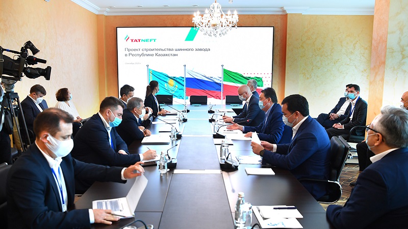 Аскар Мамин и президент Татарстана дали старт трем проектам автомобилестроения  